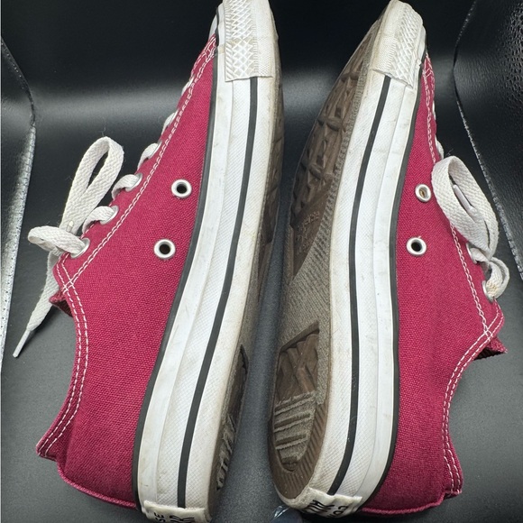 Converse All Star Low Top Sneakers – Burgundy Canvas – Women’s - Picture 2 of 7
